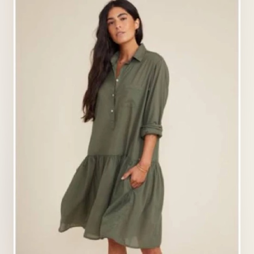 Grayson Changemaker Dress Army Green w/pockets